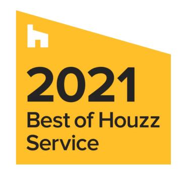 Houzz 2021 Best of SM Paradise Exteriors earned best of Houzz Service