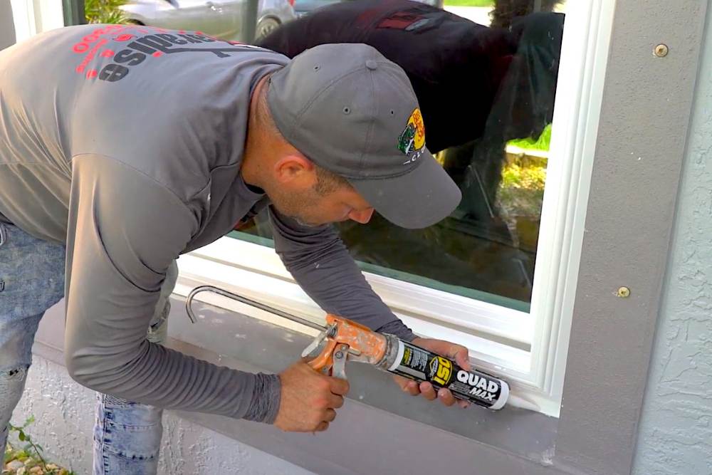 Impact window installation